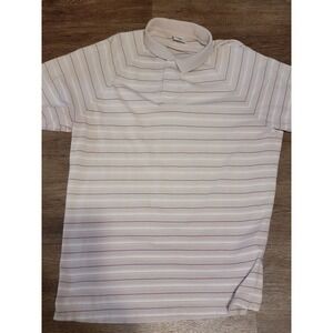 Columbia Sportswear Striped Polo Shirt Short Sleeve Casual‎ Golf Mens L
